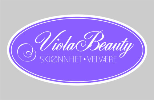 Viola Beauty logodesign, skilt, klistremerker